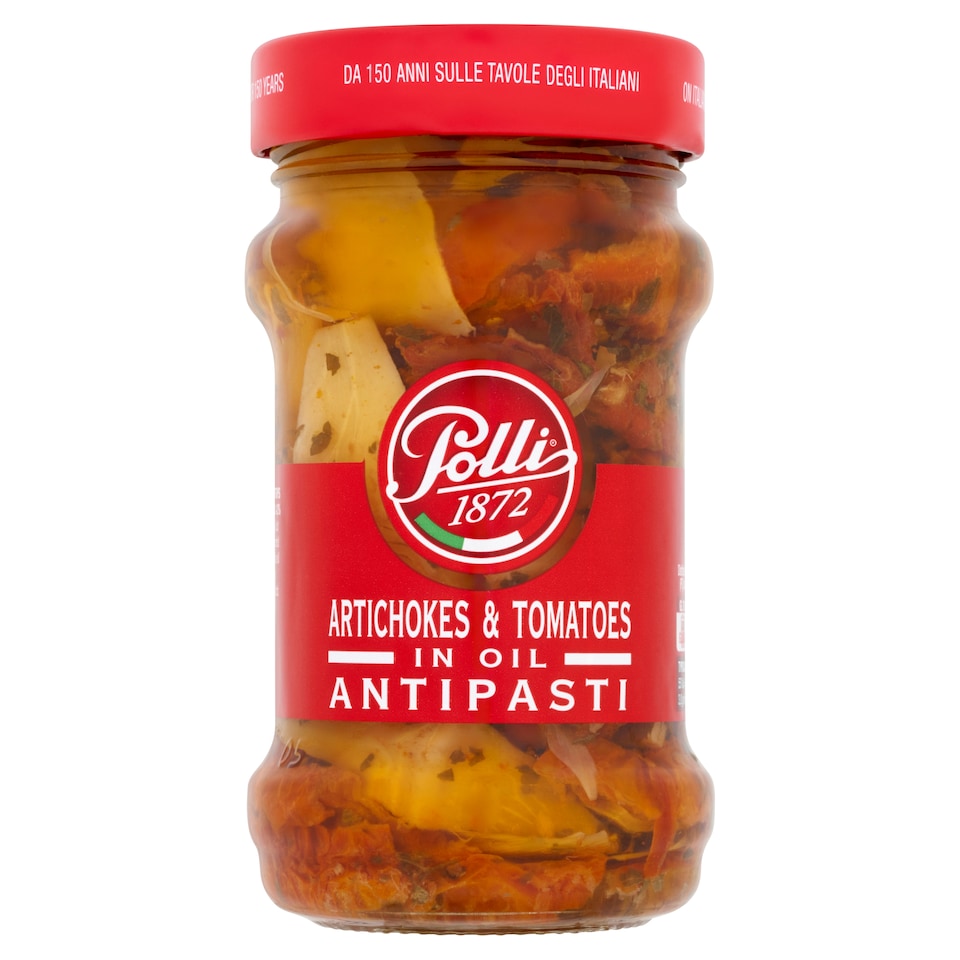 Polli Artichokes & Tomatoes in Oil Antipasti 190g