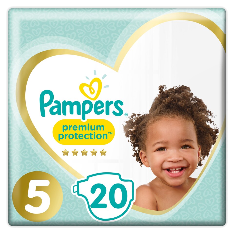 image 1 of Pampers Premium Protection Size 5 Carry Pack X20