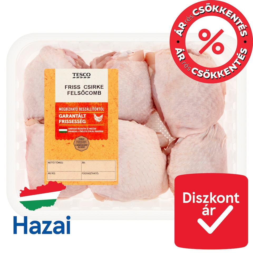 Tesco friss csirke felsőcomb 750 g