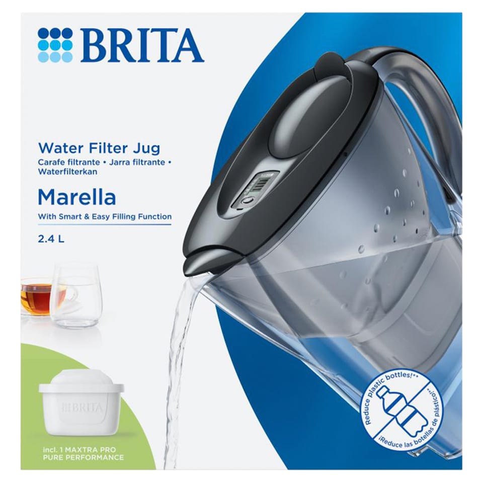 image 1 of BRITA Maxtra PRO Marella Cool Graphite Jug 2.4L