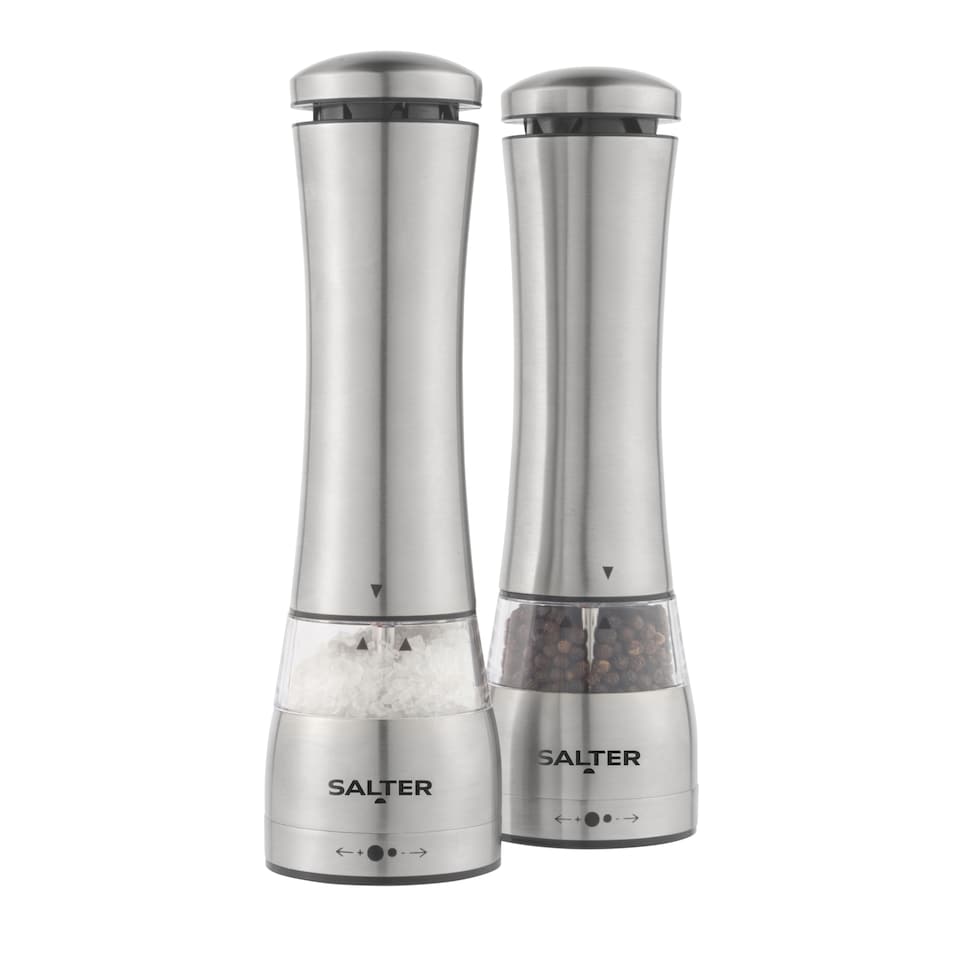 image 1 of Salter Electric Salt & Pepper Grinder Set 2 Pk
