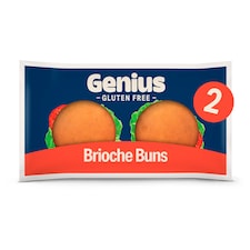 Genius Gluten Free Brioche Style Burger Buns 2 Pack