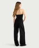 image 3 of F&F Wide Leg Pleated Trousers in Black