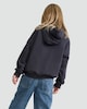image 3 of Wednesday Addams Print Cotton Rich Hoodie in Black