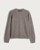 image 4 of F&F Knitted Crew Neck Knit Jumper with Wool in Mink