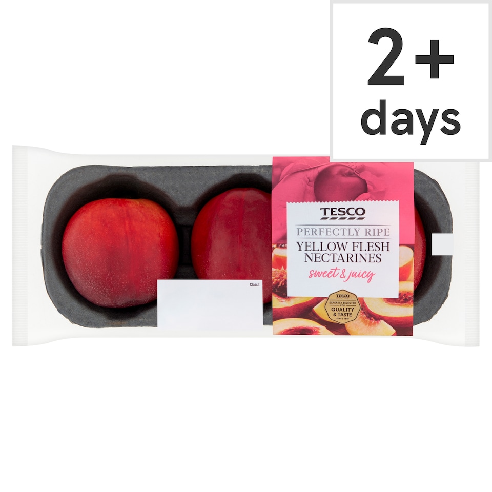 Tesco Perfectly Ripe Nectarines Minimum 3 pack (C)