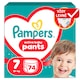 Obrázek 1 pro produkt Pampers Active Baby Plenkové Kalhotky, Velikost 7, 74 Kusů, 15kg+
