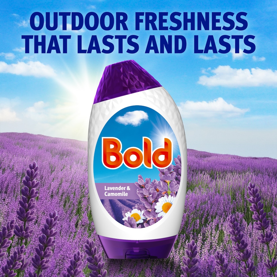 image 1 of Bold Gel Laundry Detergent - Lavender & Camomile 40 Washes 1.32L