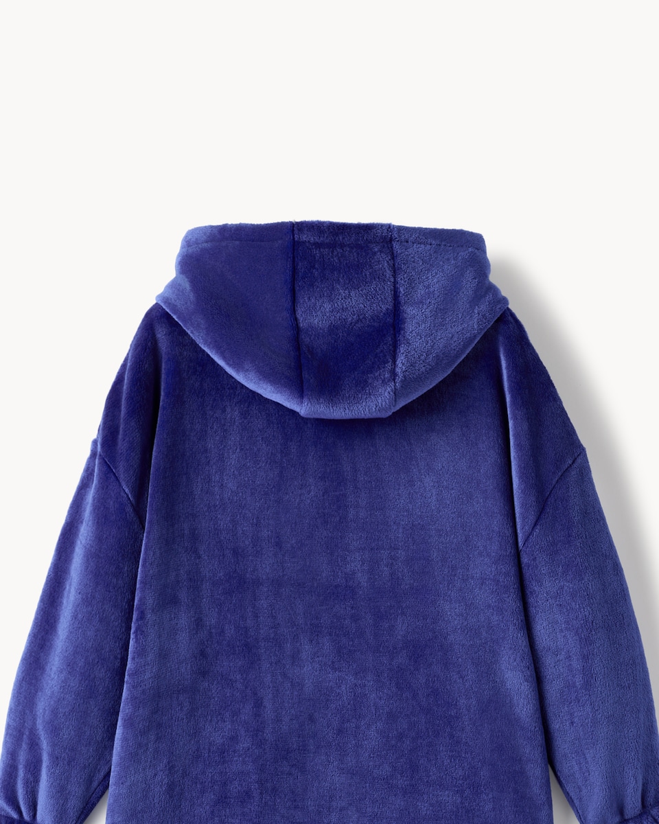 image 1 of Chelsea FC Fleece Hoodie in Blue