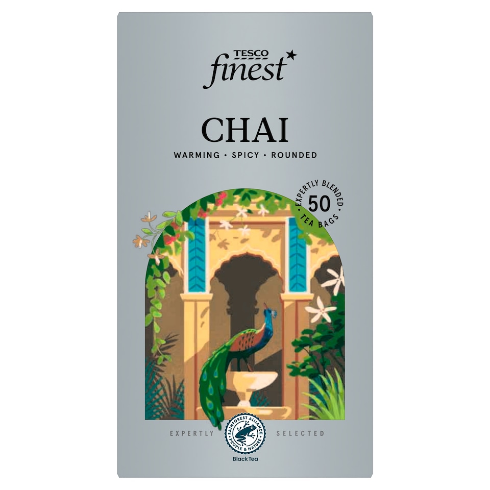 Tesco Finest Chai 50 Tea Bags 125G