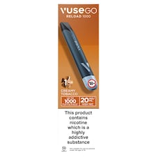 Vuse Go Reload 1000 Pen Creamy Tobacco 20mg/ml Kit 2ml