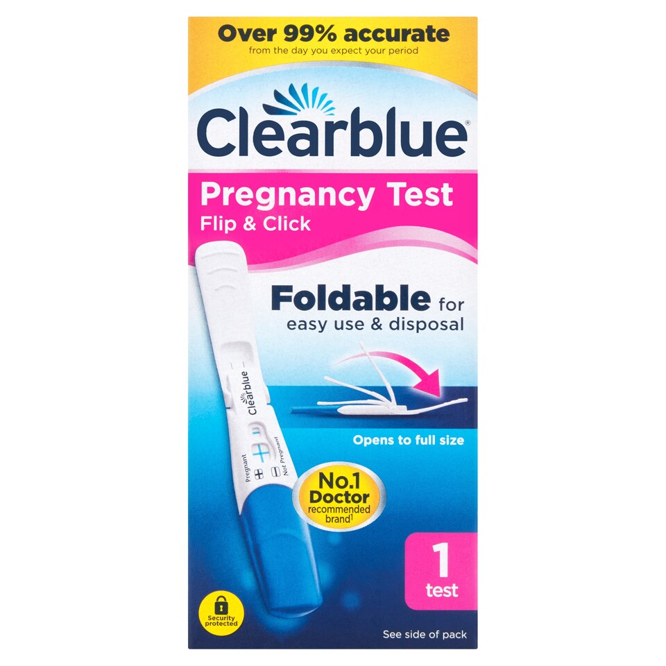 Clearblue Flip & Click Pregnancy Test 1 Pack