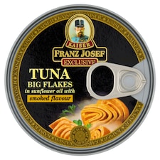 Franz Josef Kaiser Exclusive Tuniak kúsky v slnečnicovom oleji s údenou príchuťou 170 g
