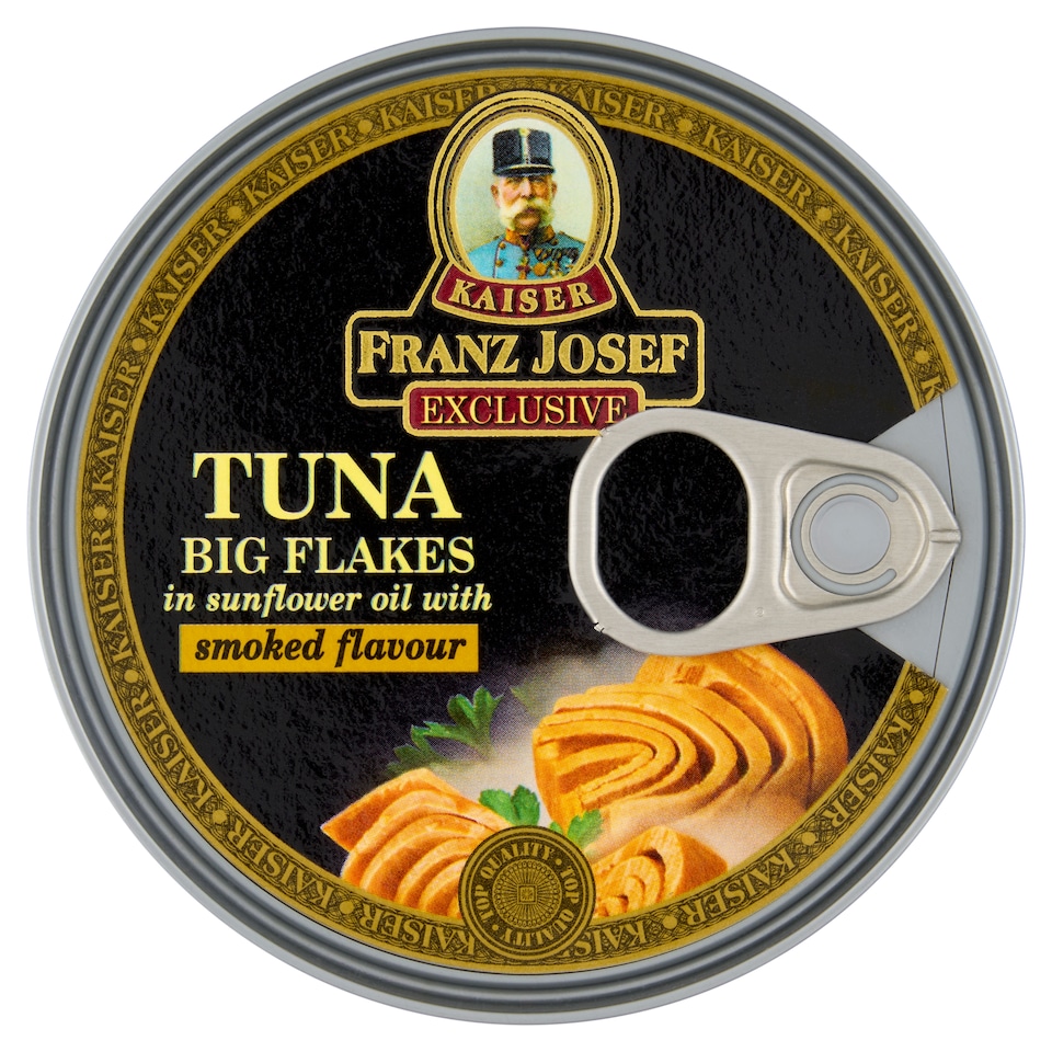 obrázok 1 z Franz Josef Kaiser Exclusive Tuniak kúsky v slnečnicovom oleji s údenou príchuťou 170 g