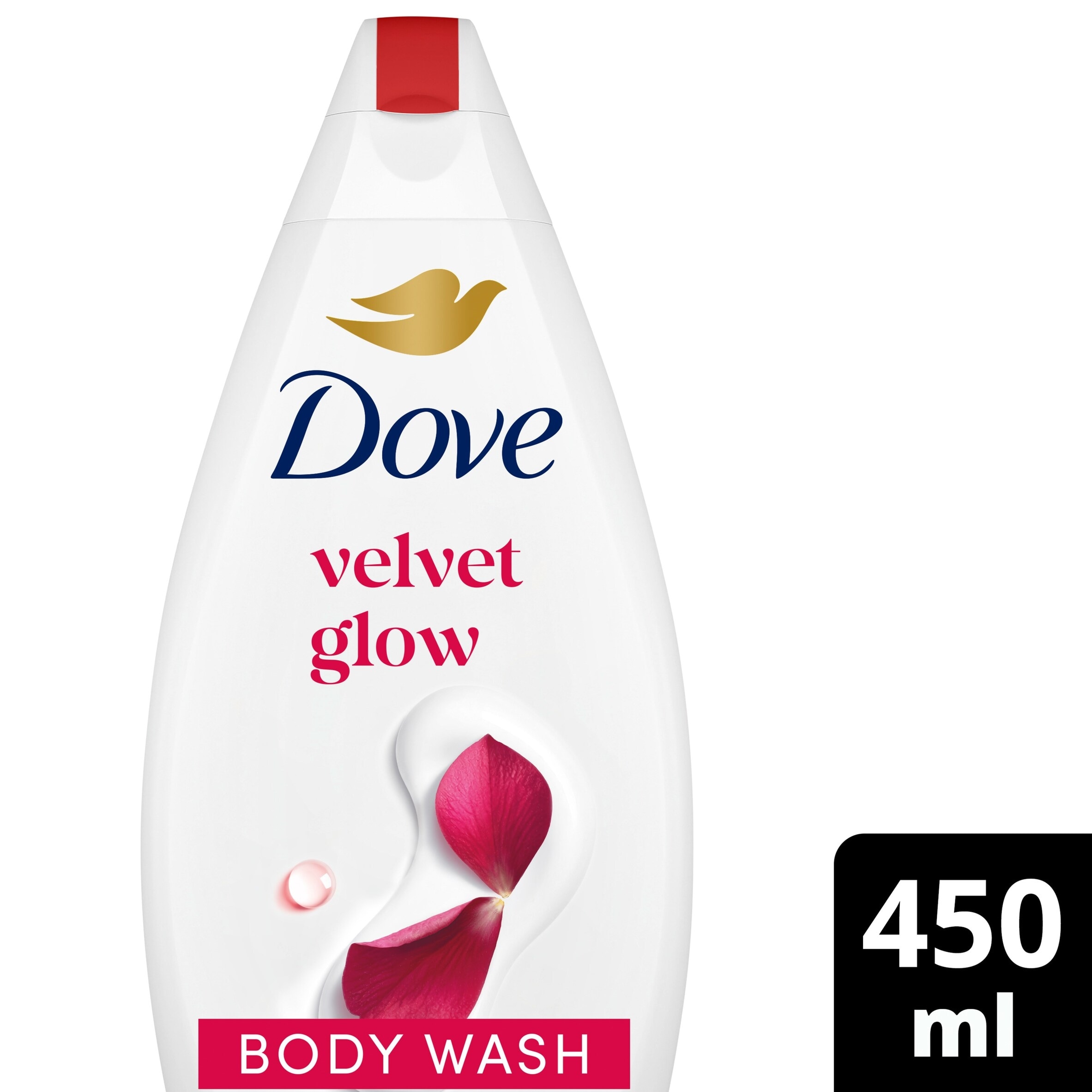 Dove Silky Velvet Body Wash Shower Gel 450 ml