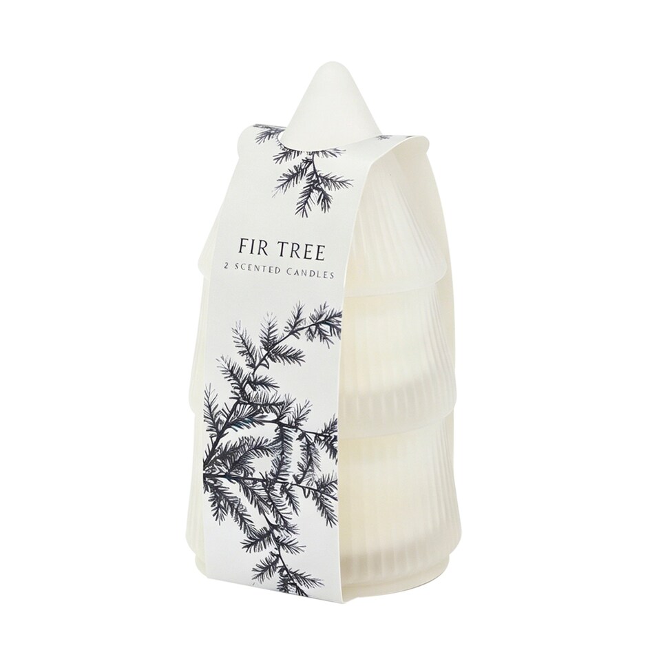 image 1 of F&F Home Norsk Fir Christmas Tree Candle 200g