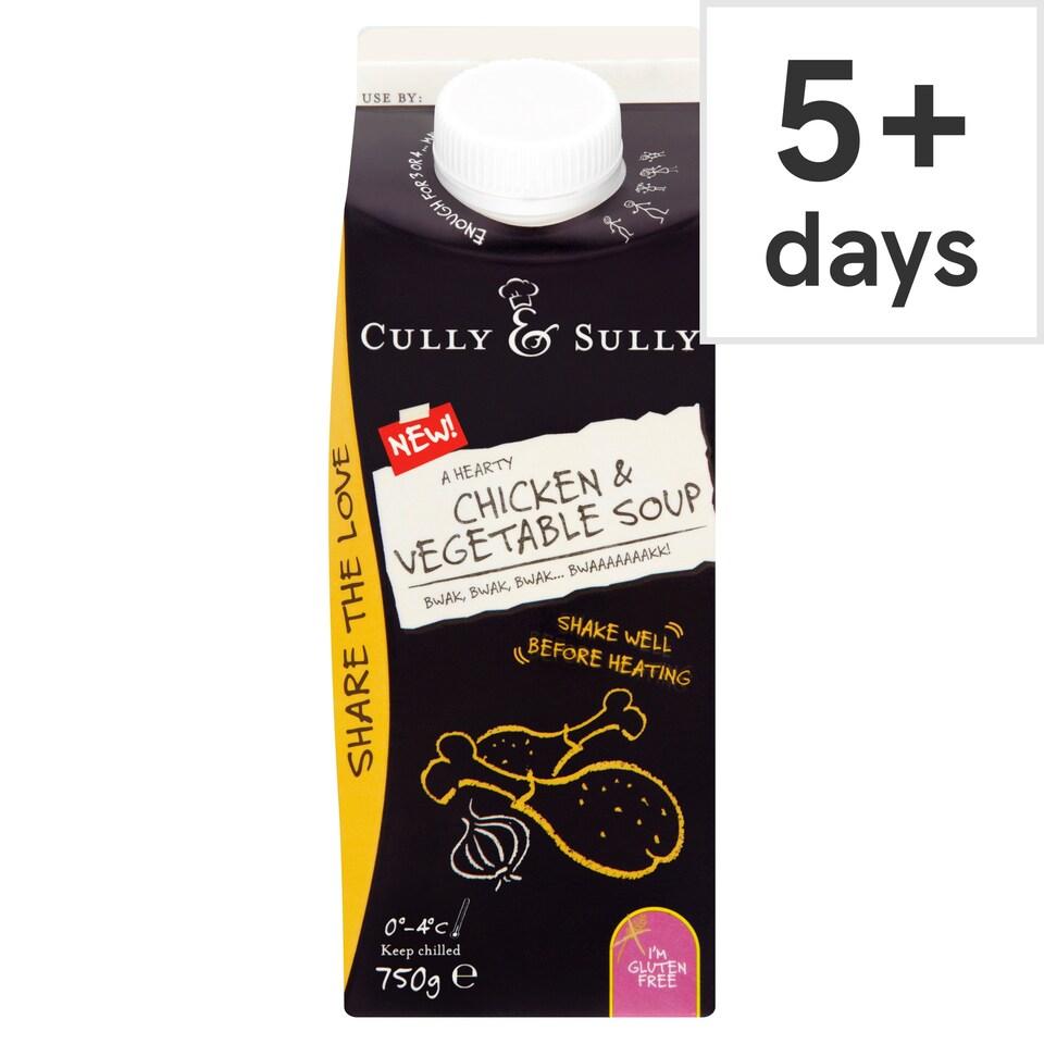 Cully And Sully Chicken & Vegetable Soup 750G