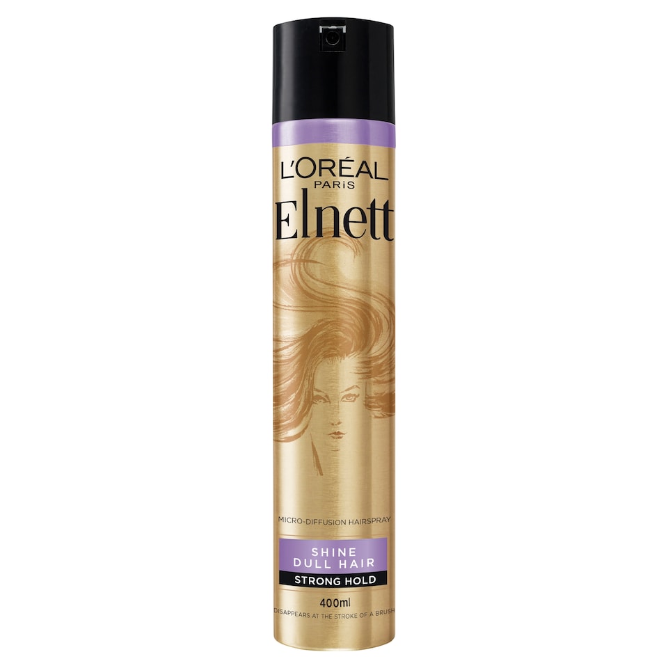 image 1 of L'Oreal Paris Elnett Shine Strong Hold 400ml