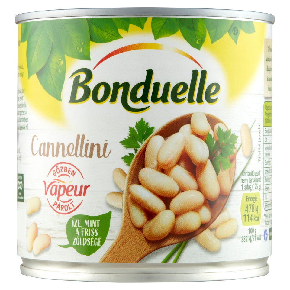 Bonduelle Vapeur gőzben párolt cannellini fehérbab 310 g 1. kép