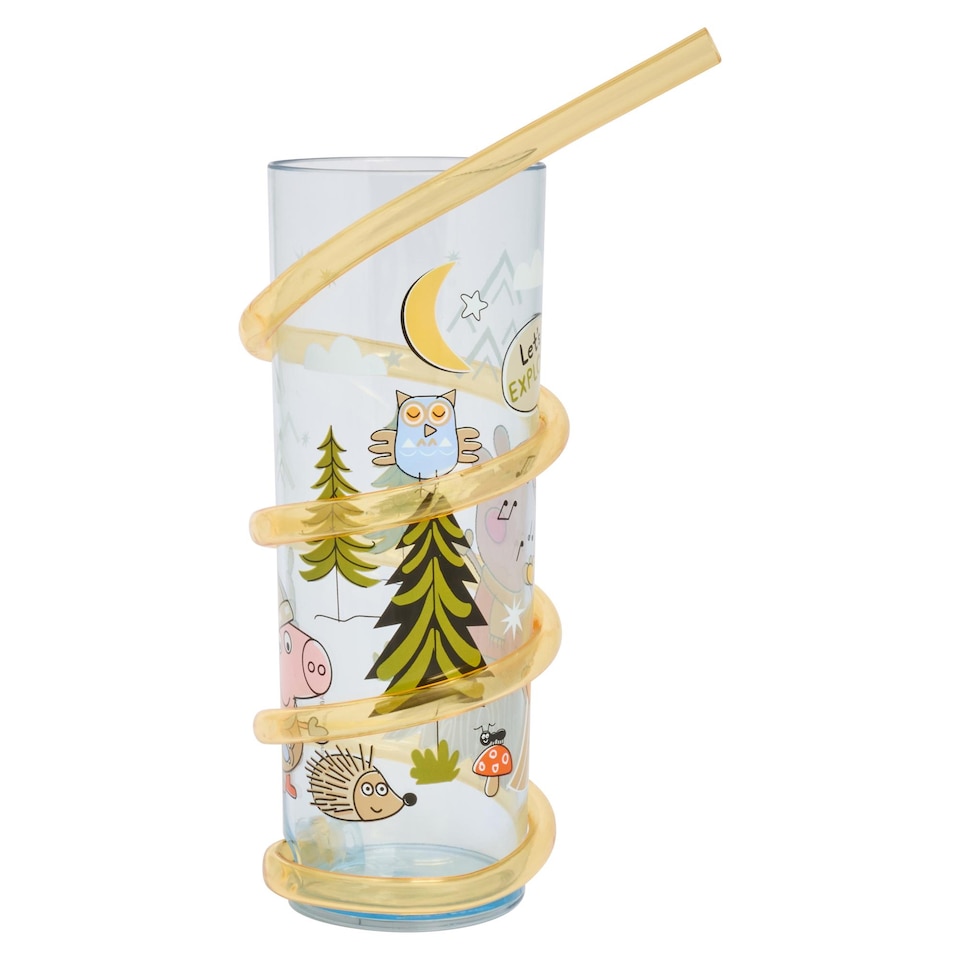 image 1 of Peppa Pig Swirly Straw