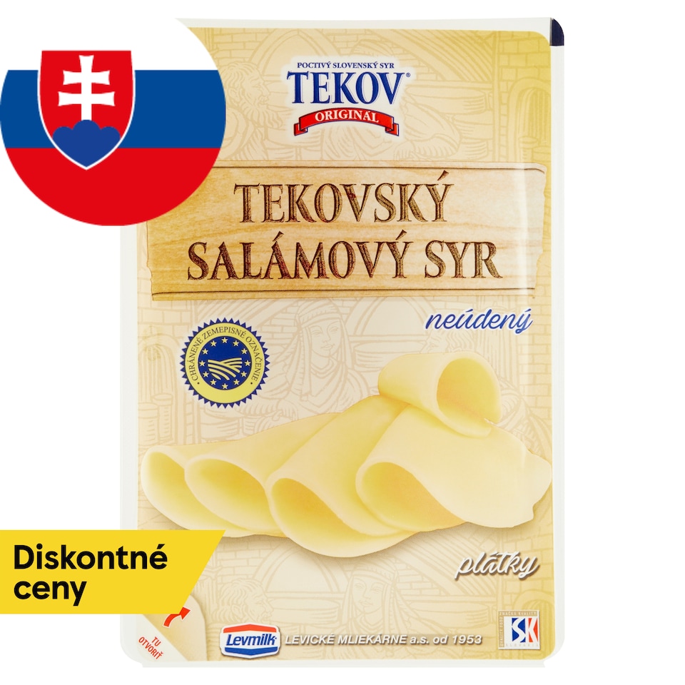 obrázok 1 z TEKOVSKÝ SALÁMOVÝ SYR NEÚDENÝ plátky 100 g