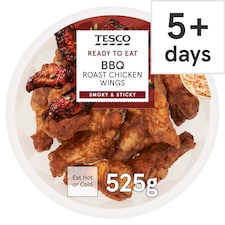 Tesco BBQ Roast Chicken Wings 525g