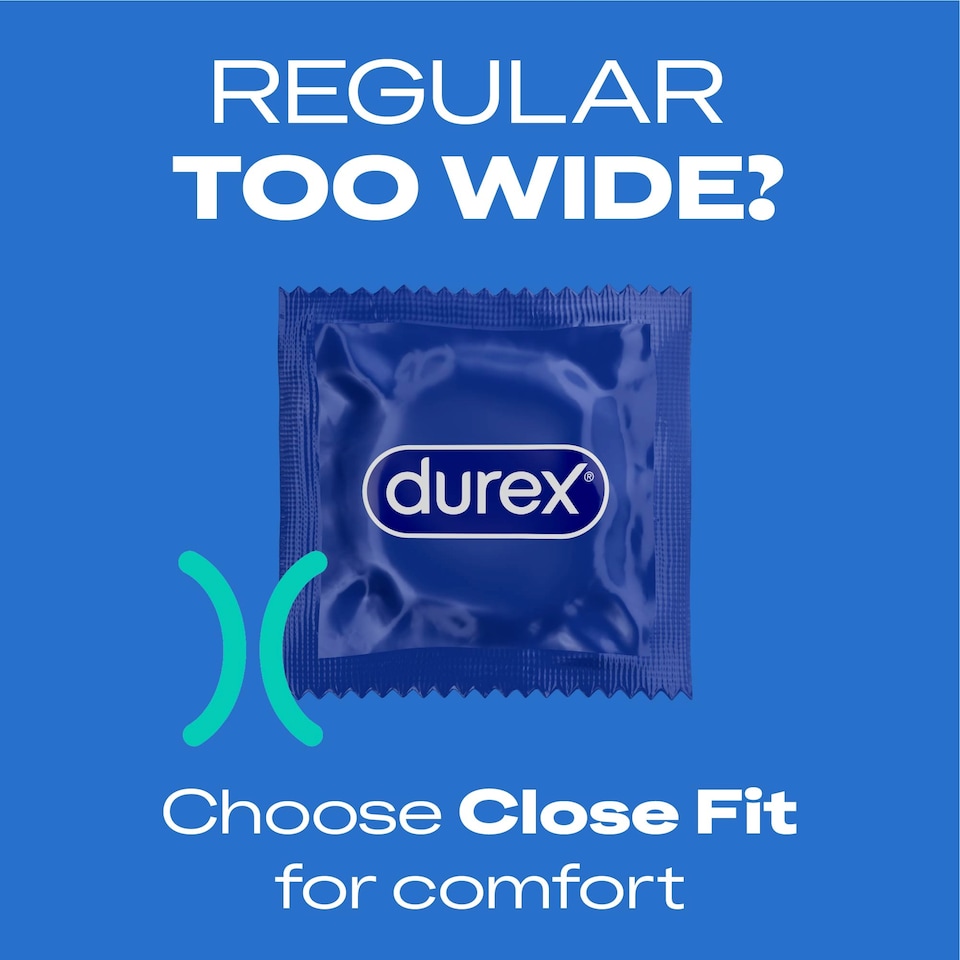 image 1 of Durex Originals Condoms With Silicone Lube Close Fit 12 Pack