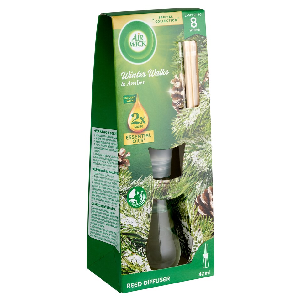 Air Wick Téli Erdő és Borostyán pálcikás légfrissítő 42 ml  1. kép