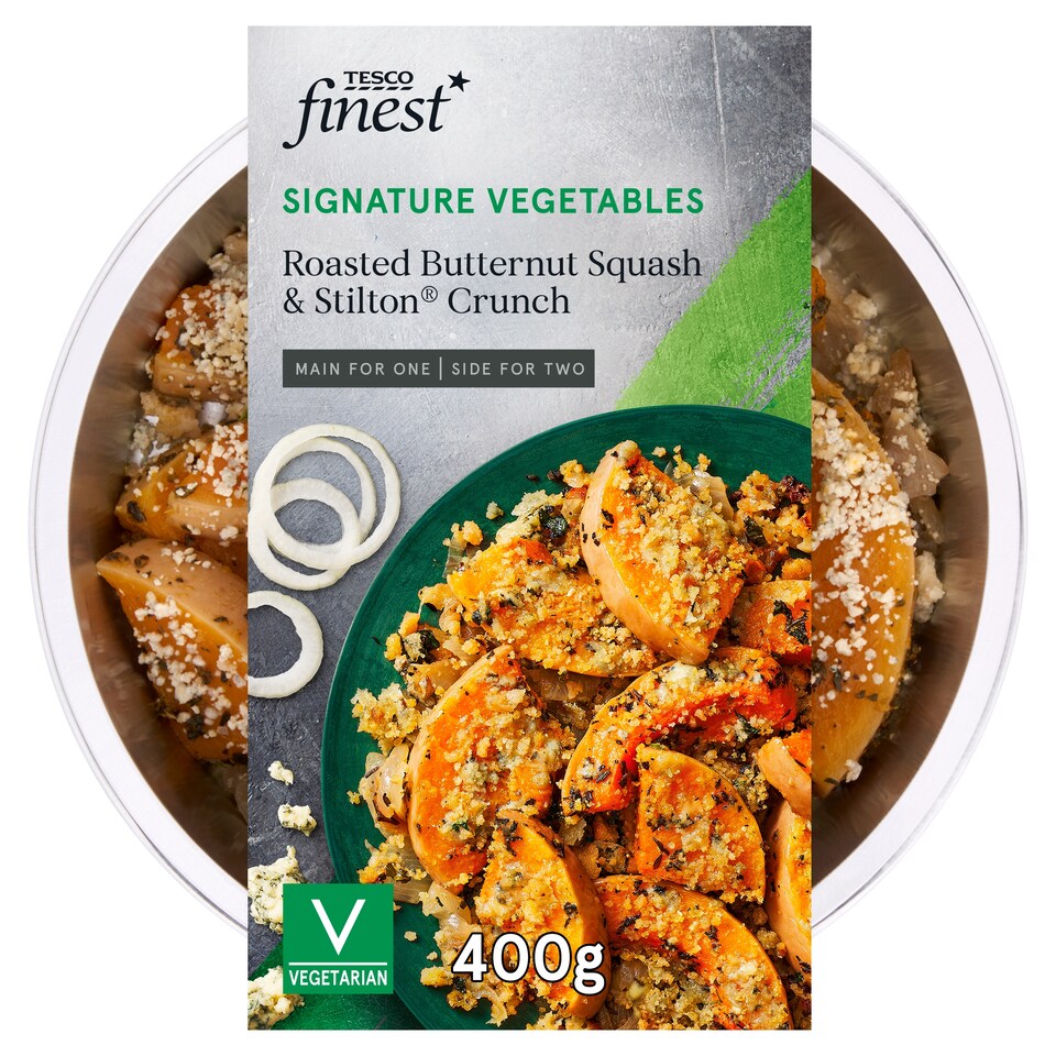 Tesco Finest Roasted Butternut Squash & Stilton Crunch 400G