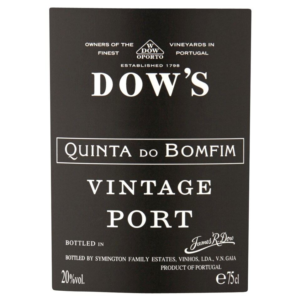 image 1 of Dows Quinta Do Bomfim Vintage Port 75Cl