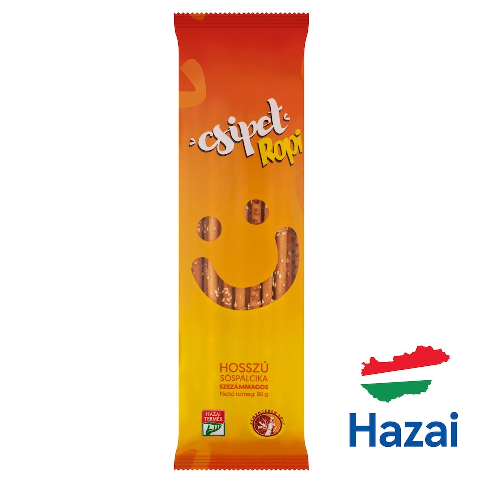 Csipet Ropi szezámmagos hosszú sóspálcika 80 g