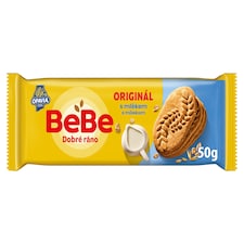 Opavia BeBe Dobré ráno s mliekom sušienky s 5 celozrnnými cereáliami balenie 50 g