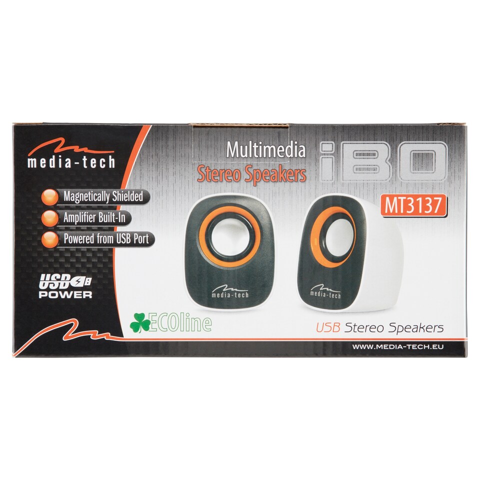 Media-Tech iBo MT3137 USB 2 kanálová sada reproduktorů