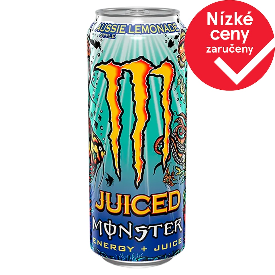 Monster Juiced Aussie Style Lemonade 500ml