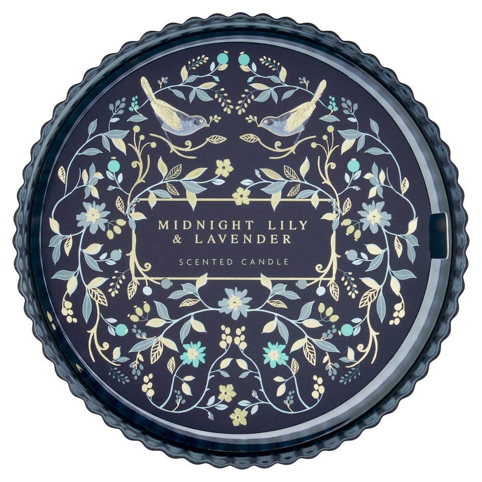 image 1 of F&F Home Winter Midnight Lily & Lavender Multiwick Candle 420G