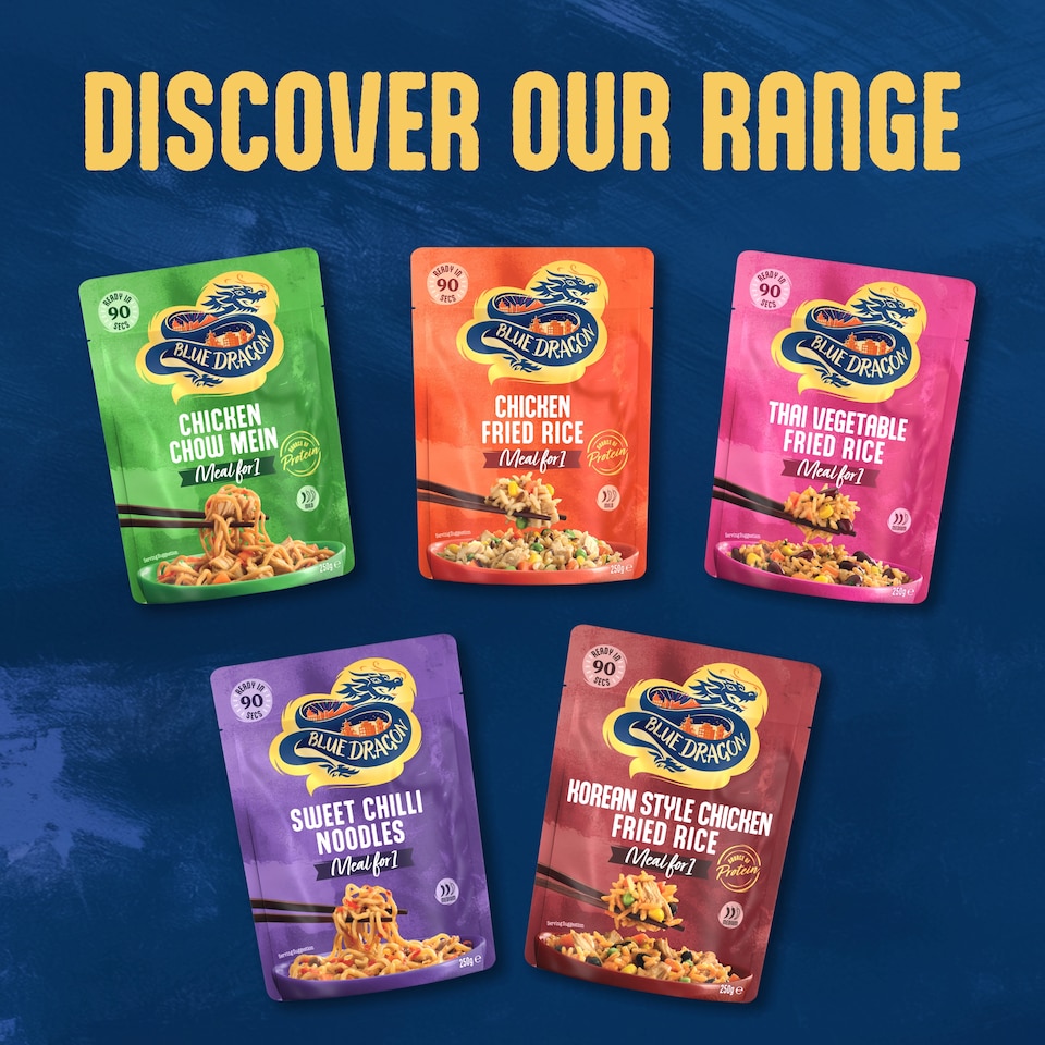image 1 of Blue Dragon Sweet Chilli Noodles Ready Meal 250g