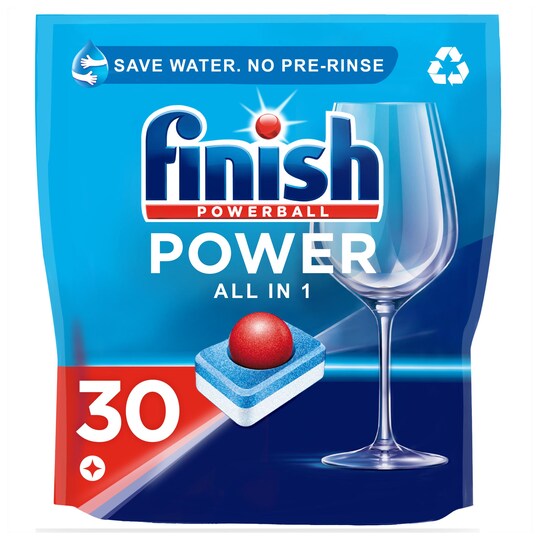 Finish All In One Max 30 Dishwasher Tablets 480G Tesco Groceries