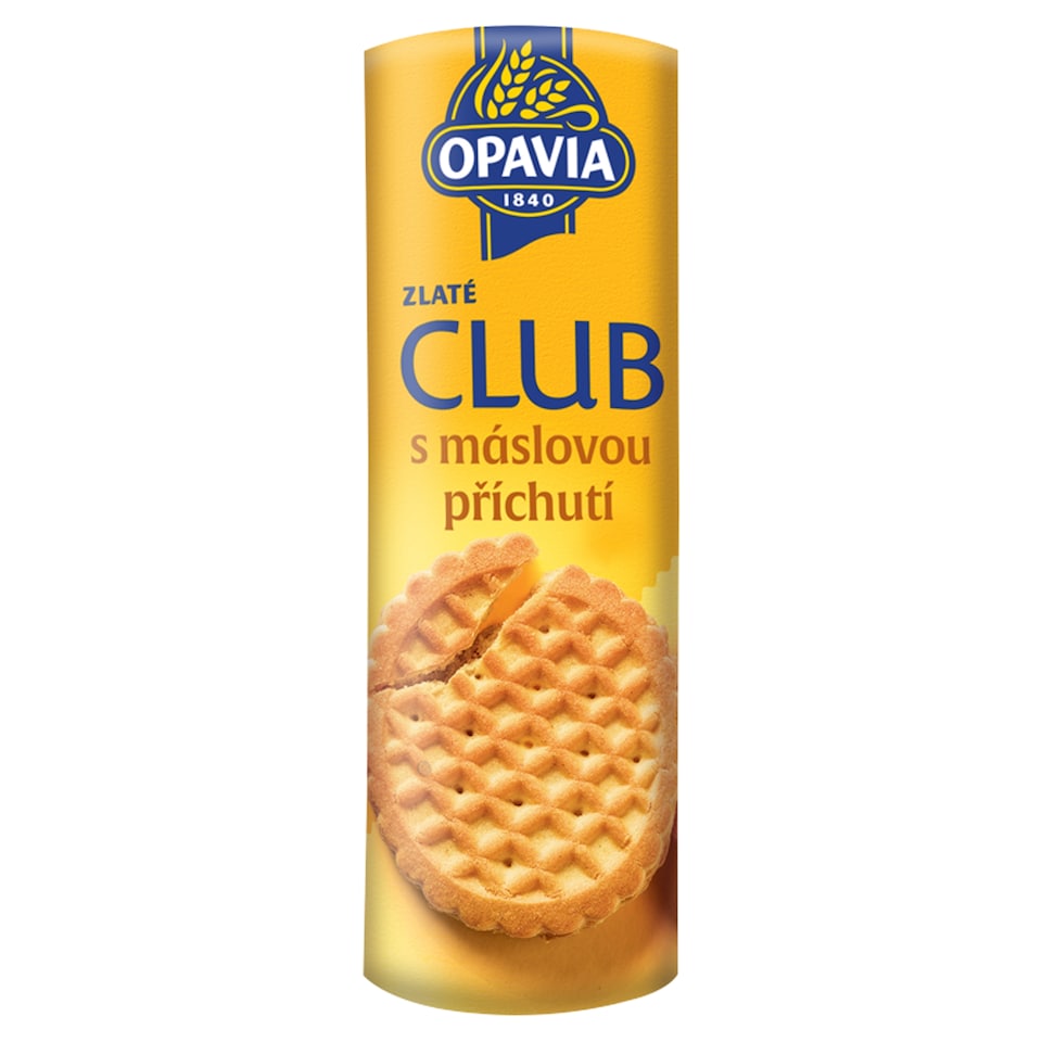 Opavia sušenky Zlaté Club s máslovou příchutí 140g