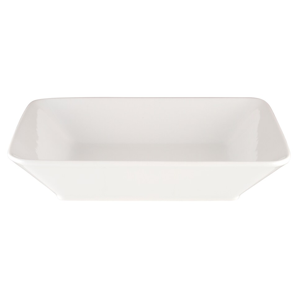 F&F Home Pearce Square White Pasta Bowl