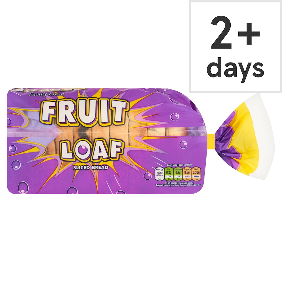 Brace's Family Bread Thick Cut Fruit Loaf 400g