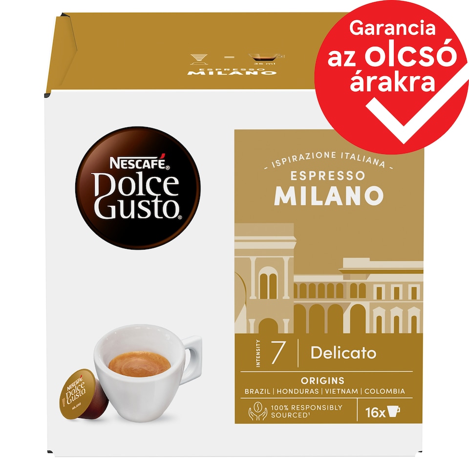 NESCAFÉ Dolce Gusto Espresso Milano kávékapszula 16db/ 16 csésze 99,2 g