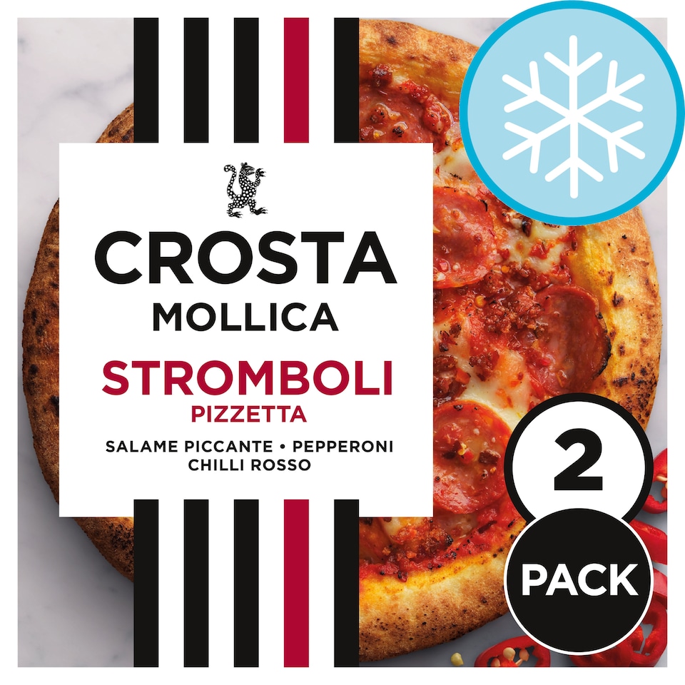 image 1 of Crosta & Mollica Stromboli Pizzetta 2 x 217g