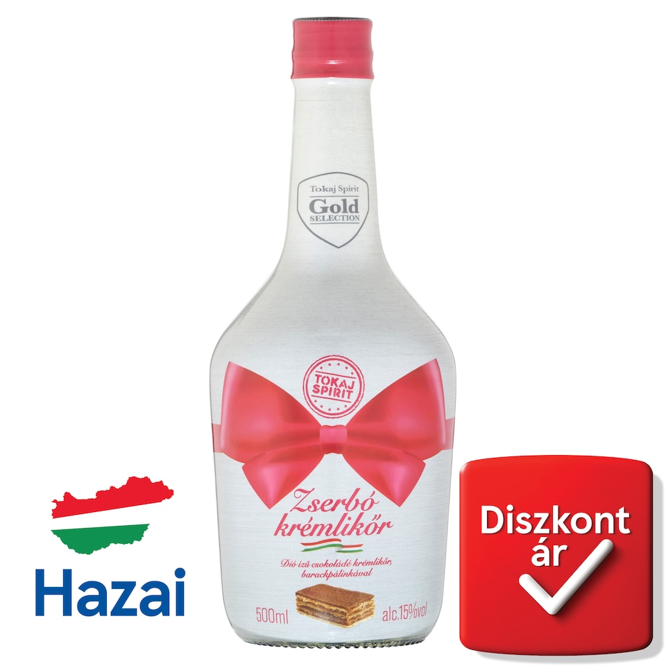 Tokaj Spirit zserbó krémlikőr 15% 500 ml  1. kép