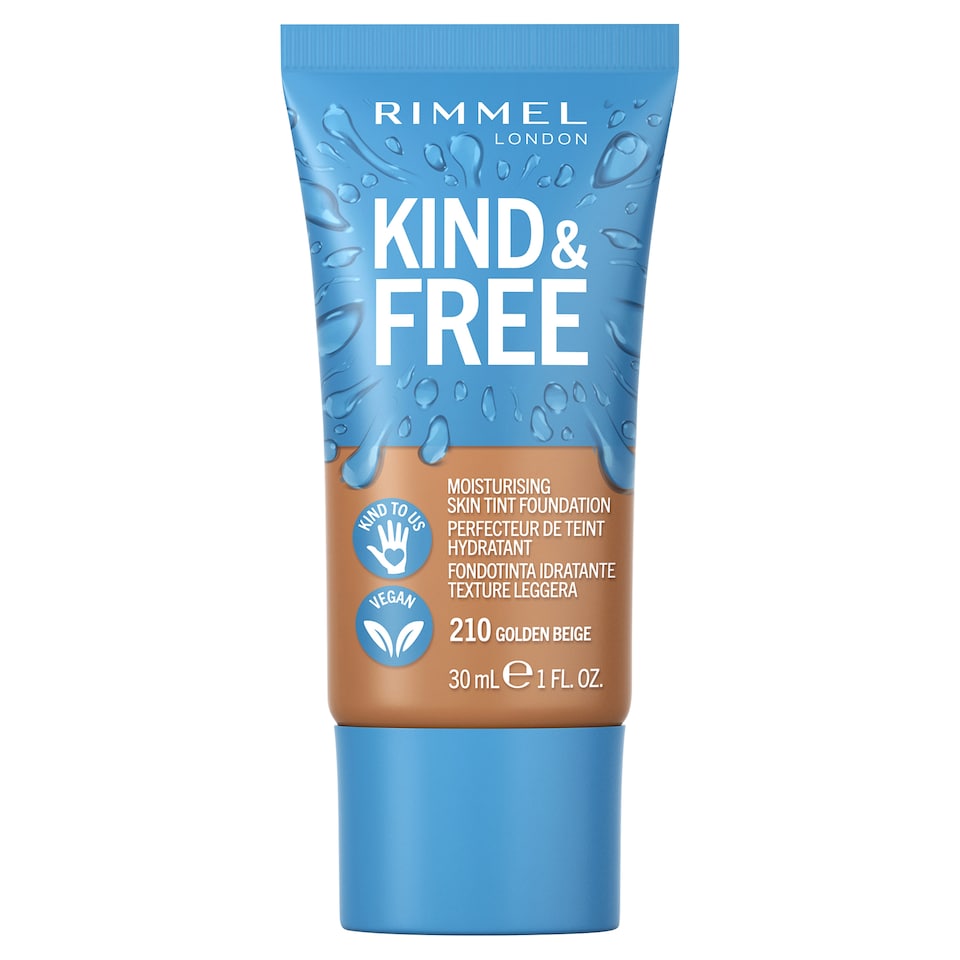 image 1 of Rimmel Kind & Free Tint Foundation Golden Beige 30Ml