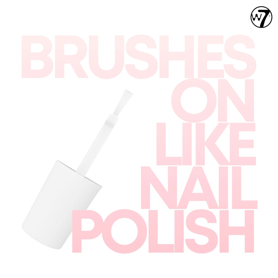 image 1 of W7 Brush-On Nail Glue 7G