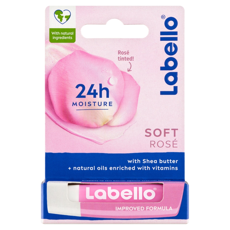 Labello Soft Rosé ajakápoló 4,8 g  1. kép