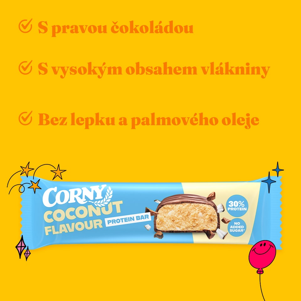 image 1 of Corny Protein Bar with Coconut in Milk Chocolate 50g