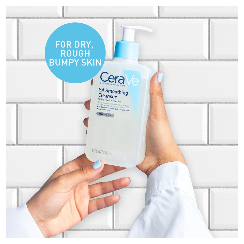 image 1 of CeraVe SA Smoothing Cleanser with Salicylic Acid for Dry, Rough & Bumpy Skin 473ml