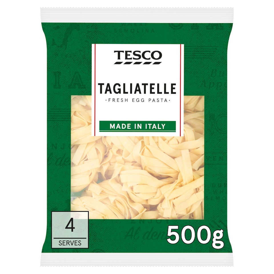 Tesco Fresh Tagliatelle Nests 500G