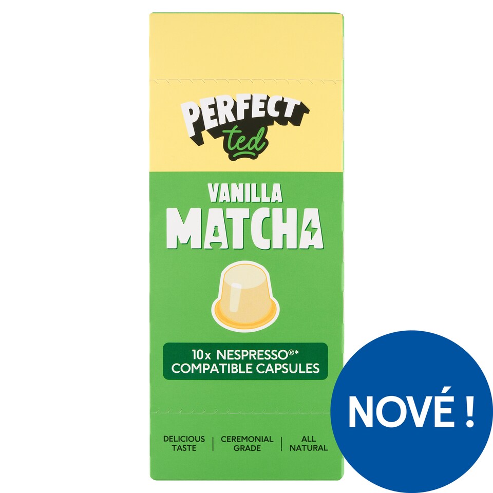 Perfect Ted Matcha Pods Vanilla 10 x 5g (50g)